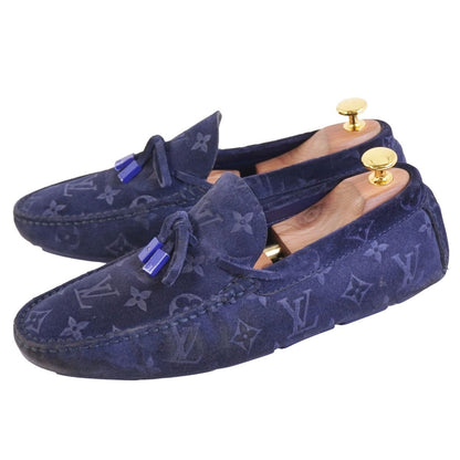 Louis Vuitton Loafers Moccasins Suede Leather — view 2