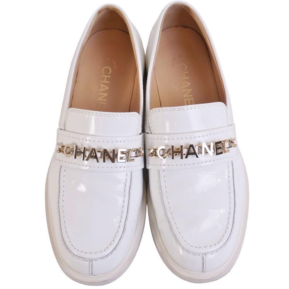 Chanel Loafers 22c Moccasins Logo — view 4