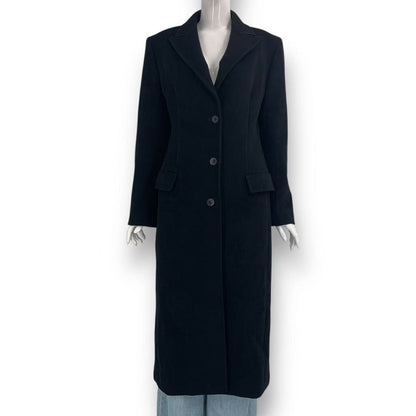 Max Mara Long Length Coat Black 42