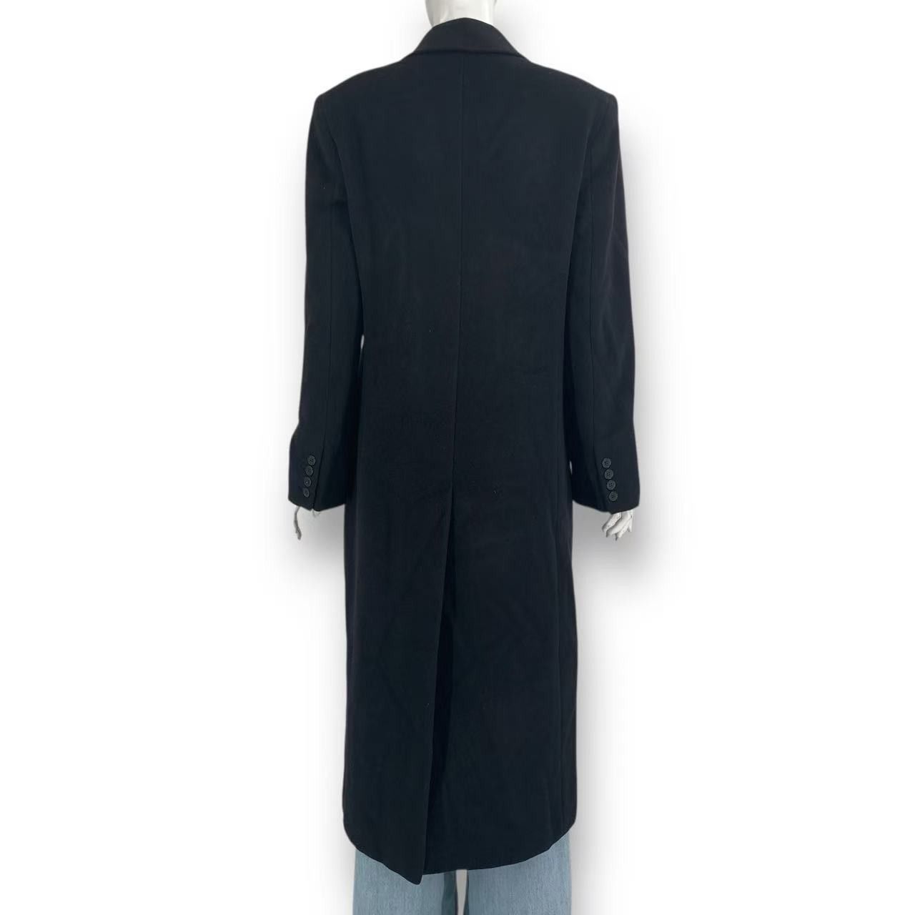 Max Mara Long Length Coat Black 42 — view 3