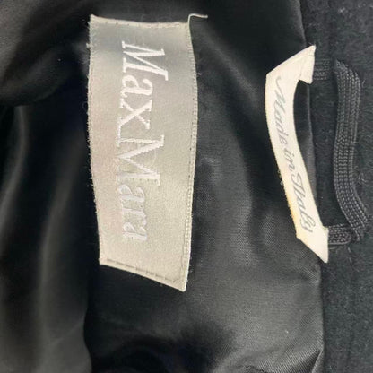 Max Mara Long Length Coat Black 42 — view 7