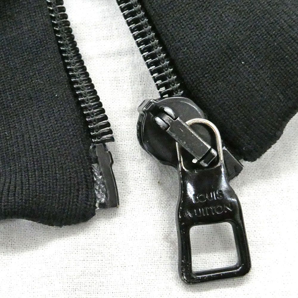 Louis Vuitton Hybrid Zip Sle Monogram Hoodie Ynf L Long Sleeve Black — view 8