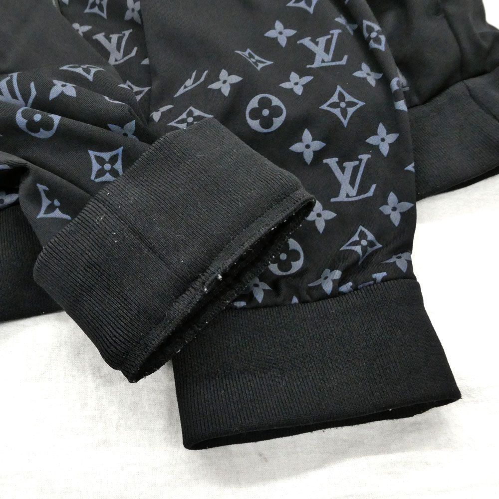 Louis Vuitton Hybrid Zip Sle Monogram Hoodie Ynf L Long Sleeve Black — view 5