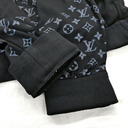 Louis Vuitton Hybrid Zip Sle Monogram Hoodie Ynf L Long Sleeve Black — view 5