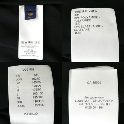 Louis Vuitton Hybrid Zip Sle Monogram Hoodie Ynf L Long Sleeve Black — view 9
