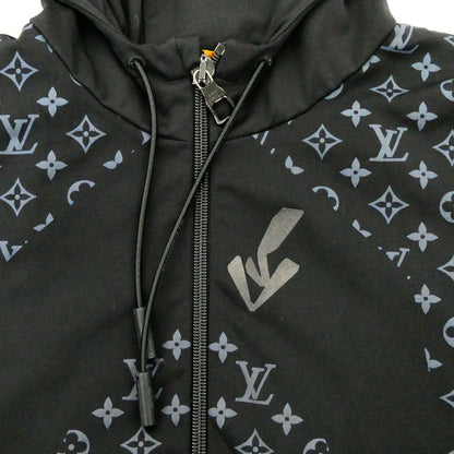 Louis Vuitton Hybrid Zip Sle Monogram Hoodie Ynf L Long Sleeve Black — view 3