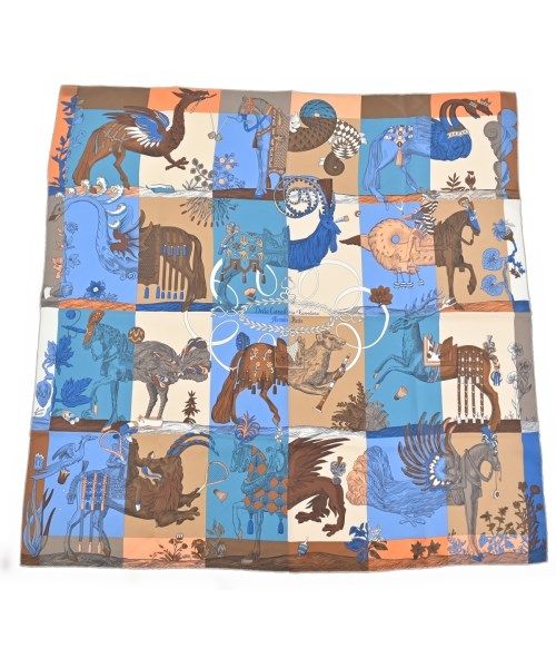 Hermes Bandana Scarf Beige