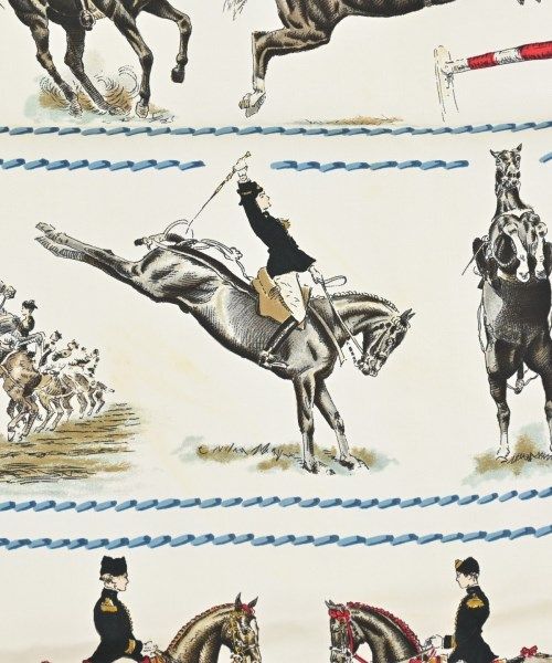 Hermes Bandana Scarf White — view 6