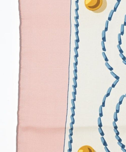 Hermes Bandana Scarf White — view 7