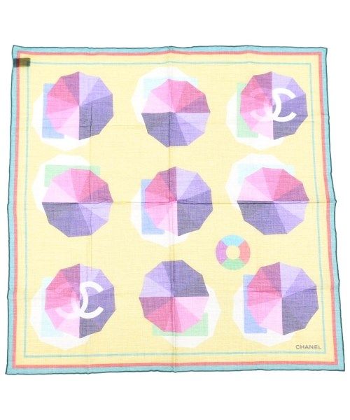 Chanel Bandana Scarf Yellow