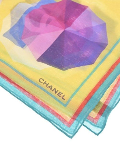 Chanel Bandana Scarf Yellow — view 3