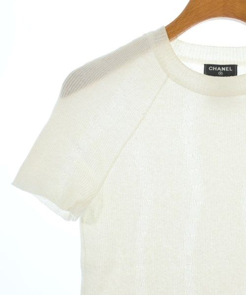 Chanel Knit Sweater White — view 5