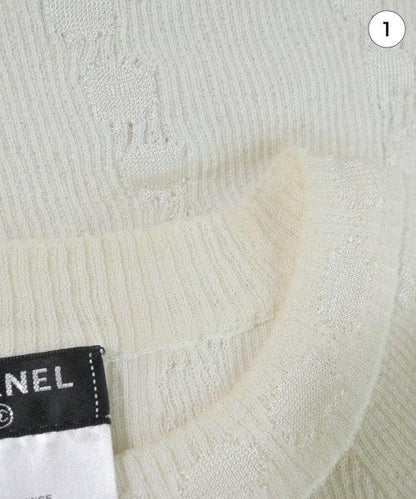 Chanel Knit Sweater White — view 8