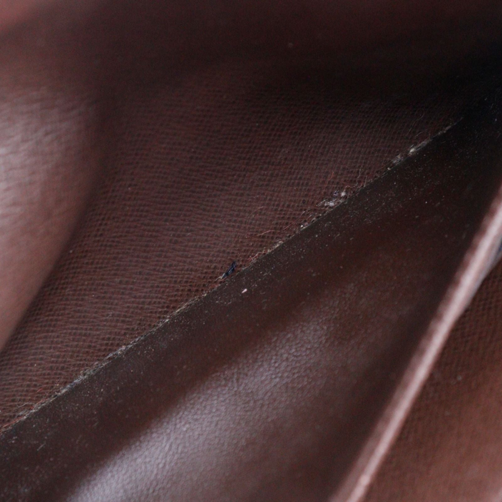 Louis Vuitton Portefeuille Sarah Damier Canvas Brown Wallet — view 8