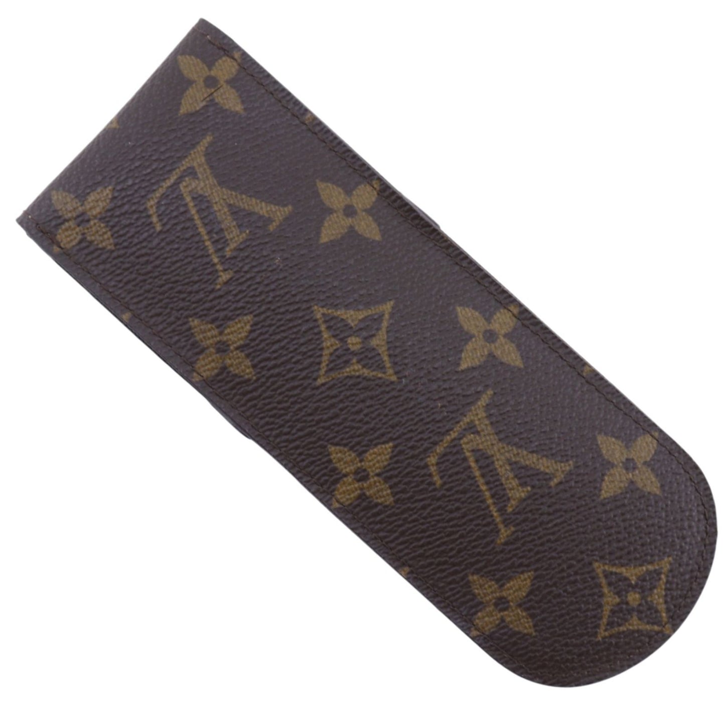 Louis Vuitton Etui Stilo Monogram Canvas Brown Pen Case — view 2