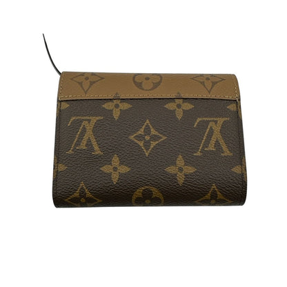 Louis Vuitton Monogram Reverse Bifold Wallet Portefeuille Victorine Brown — view 3