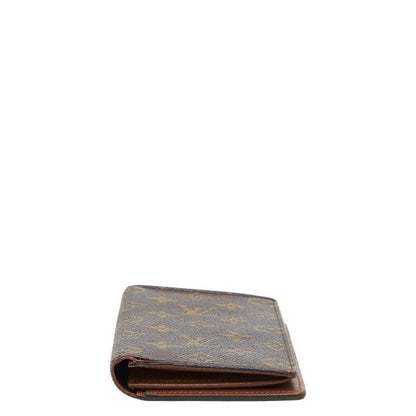 Louis Vuitton Monogram Portefeuille Brazza Wallet Brown Leather — view 3
