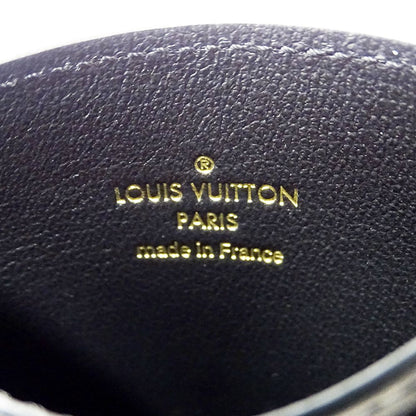 Louis Vuitton Card Case Monogram Holder Lambskin Noir Black — view 5
