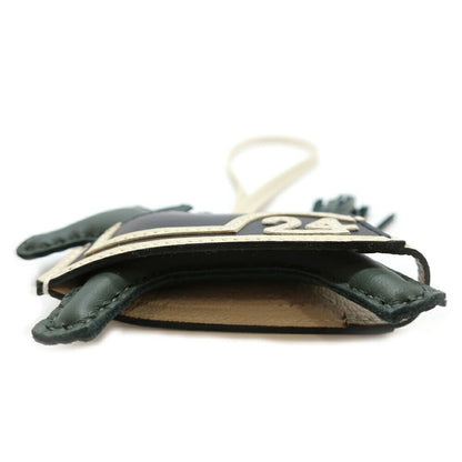Hermes Heaven Robeo 24 Robeocle PM Vert Mangrove Noir Cles Agneau Milo Charm — view 3
