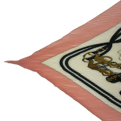 Hermes Scarf Pleats Silk Brides de Gala Pink — view 3