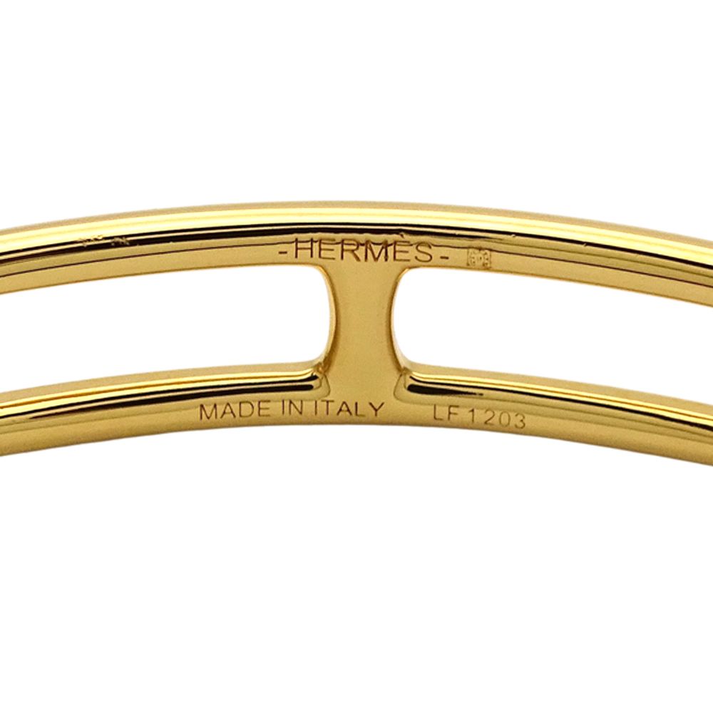 Hermes Bracelet Roulis Double Tour Leather Bamboo Green Gold — view 4
