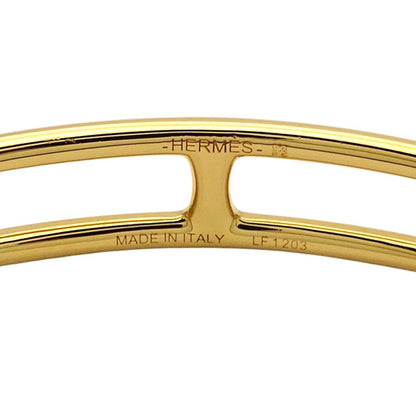 Hermes Bracelet Roulis Double Tour Leather Bamboo Green Gold — view 4