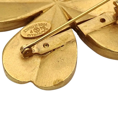Chanel Brooch CC Logo Clover Gold — view 7