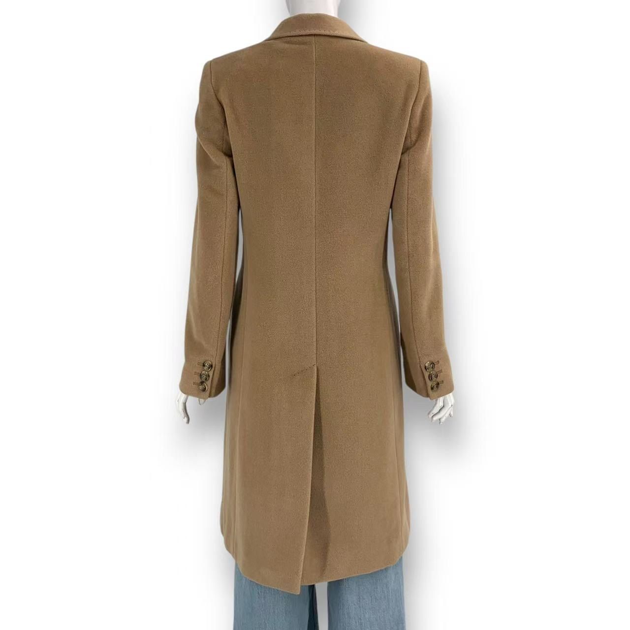 Max Mara Long Length Coat Beige 38 — view 2