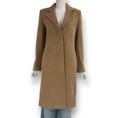 Max Mara Long Length Coat Beige 38