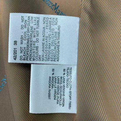 Max Mara Long Length Coat Beige 38 — view 4