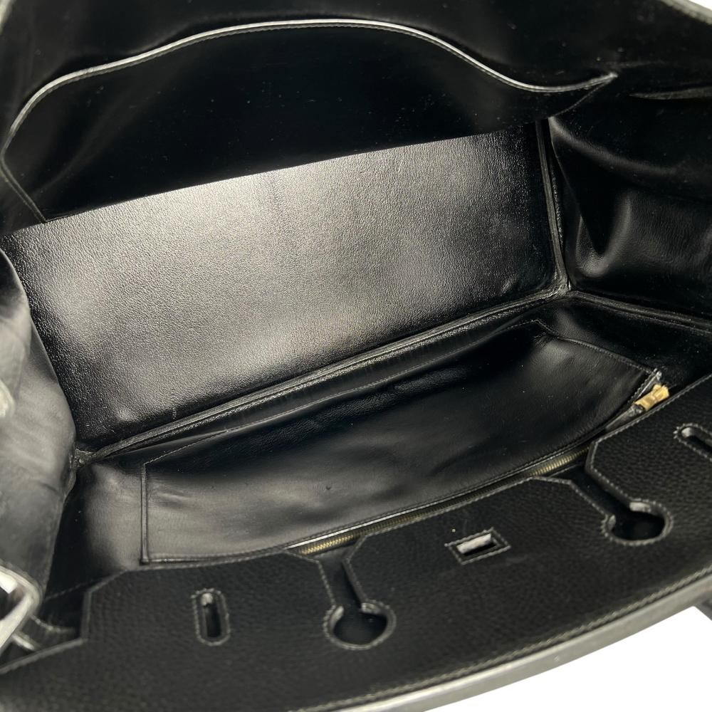 Hermes Handbag Birkin 35 Gold Taurillon Black — view 5