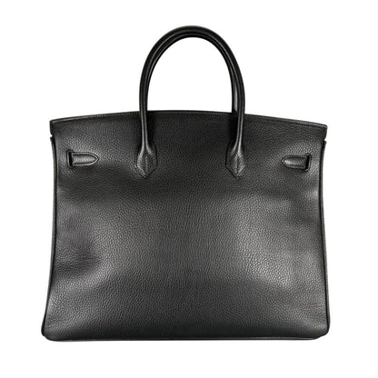 Hermes Handbag Birkin 35 Gold Taurillon Black — view 2