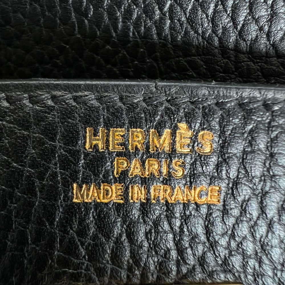 Hermes Handbag Birkin 35 Gold Taurillon Black — view 4