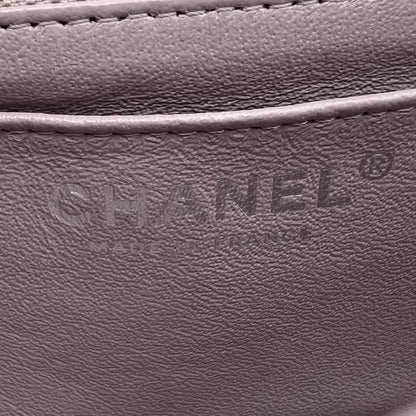 Chanel Shoulder Bag Quilted 20 Single Flap Chain Crossbody CC Logo Lambskin — view 4