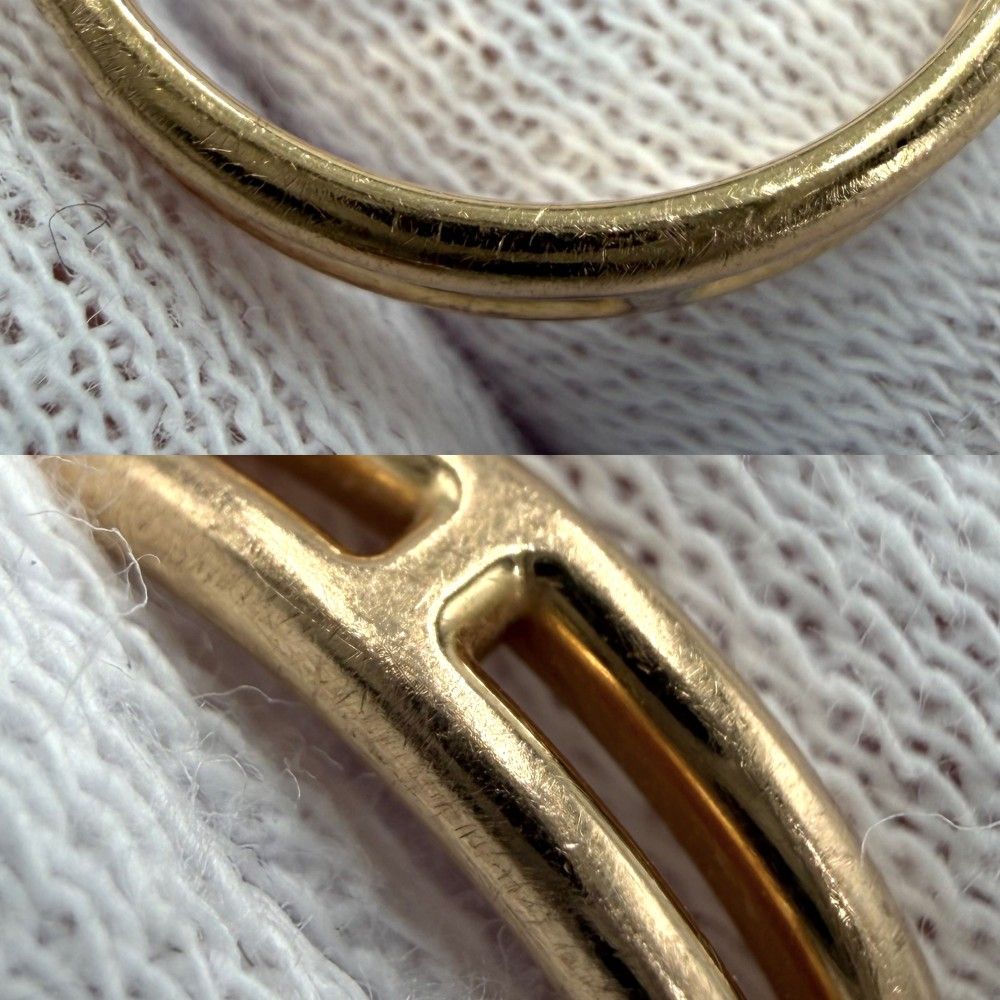 Hermes Ring Arianne 49 18k Gold PG — view 6