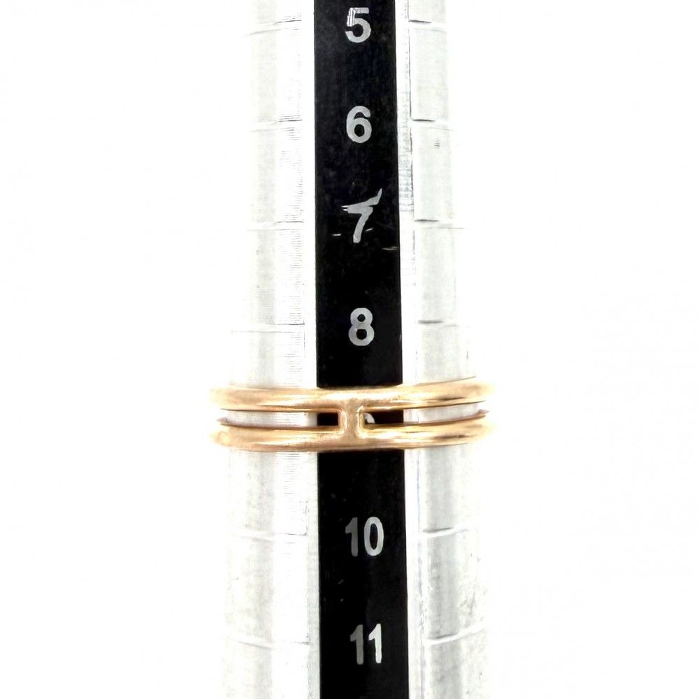 Hermes Ring Arianne 49 18k Gold PG — view 4