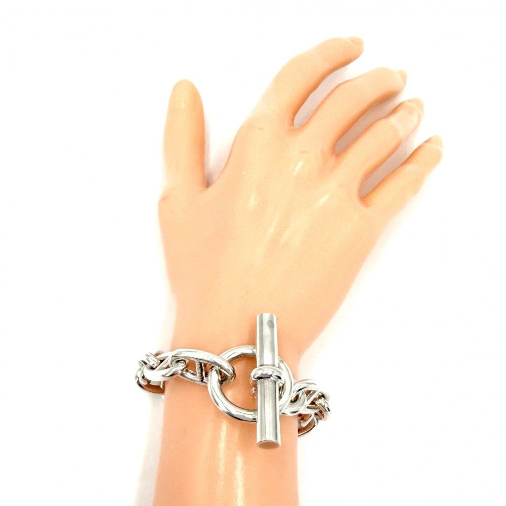 Hermes Bracelet Chaine D'ancre GM 13 Pieces 925 Sterling Silver — view 2