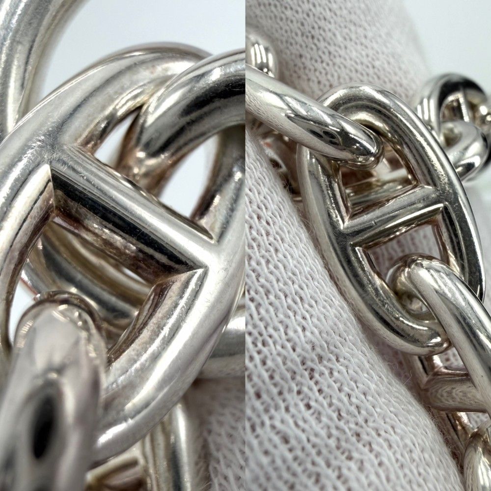 Hermes Bracelet Chaine D'ancre GM 13 Pieces 925 Sterling Silver — view 4