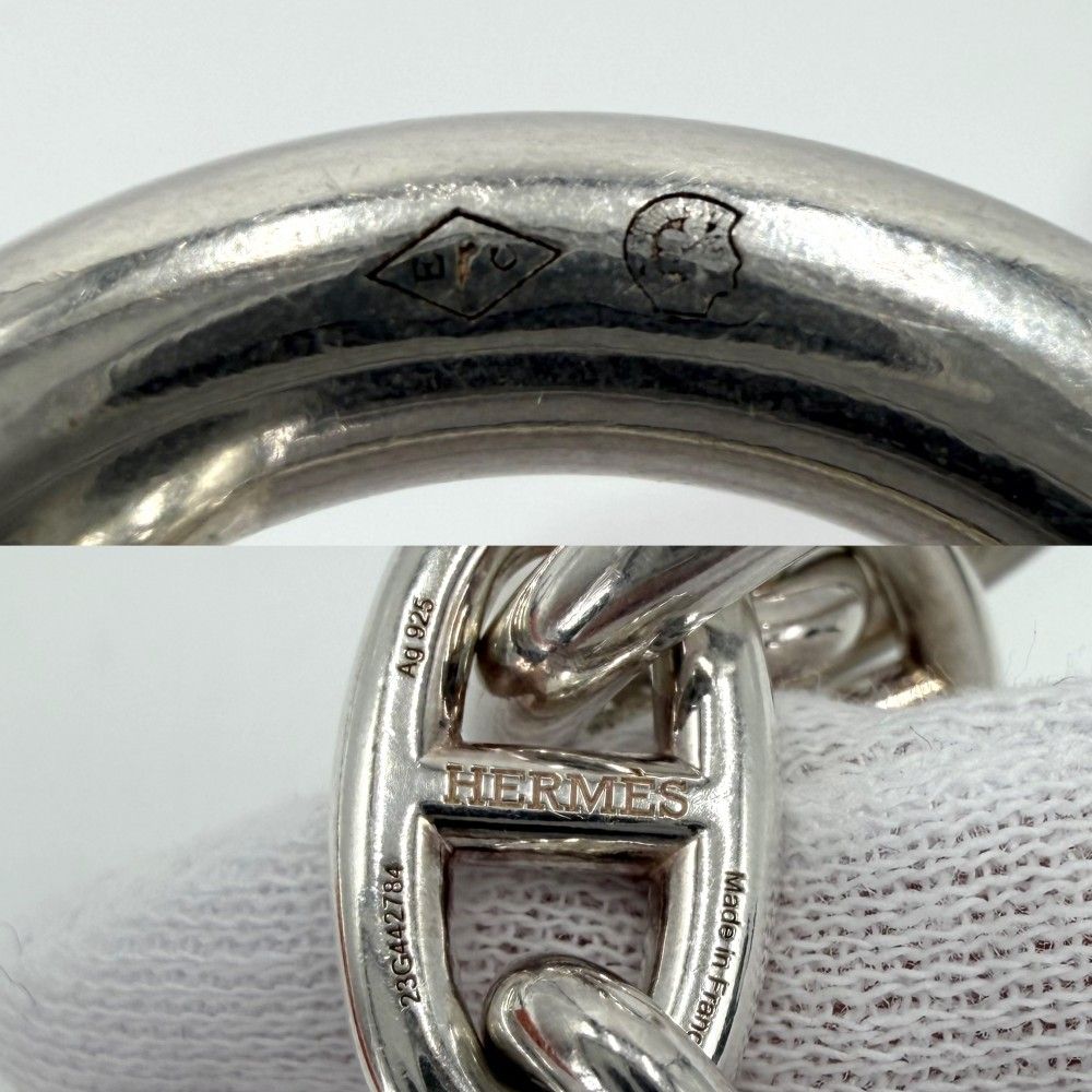Hermes Bracelet Chaine D'ancre GM 13 Pieces 925 Sterling Silver — view 3