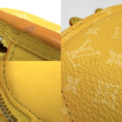 Louis Vuitton Key Holder Charm LV Crab Pouch Case Monogram Canvas Yellow Silver — view 6