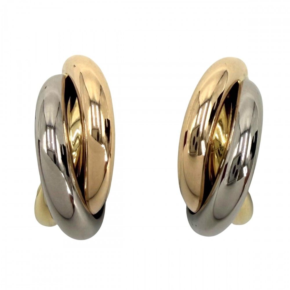 Cartier Earrings Trinity 18k Gold