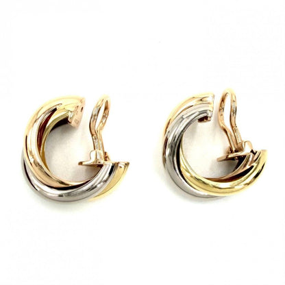 Cartier Earrings Trinity 18k Gold — view 2