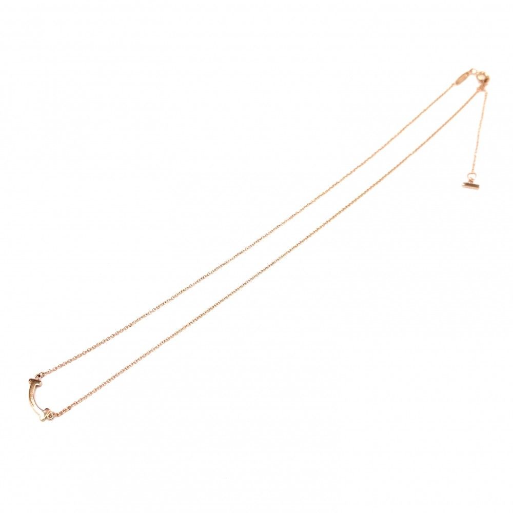 Tiffany & Co Necklace T Smile Mini Pendant Adjustable Star with 18k PG Gold — view 3