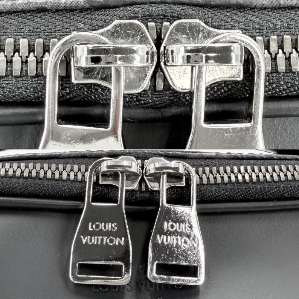 Louis Vuitton Belt Bag Monogram Eclipse Waist Pouch Black Silver — view 7