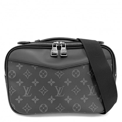 Louis Vuitton Belt Bag Monogram Eclipse Waist Pouch Black Silver