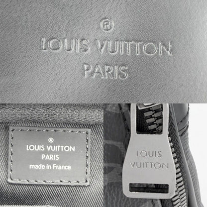 Louis Vuitton Belt Bag Monogram Eclipse Waist Pouch Black Silver — view 5