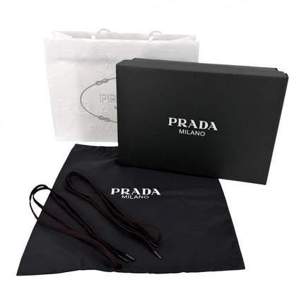 Prada Sneakers Collapse Shoes 38 Nylon Suede Bordeaux — view 8