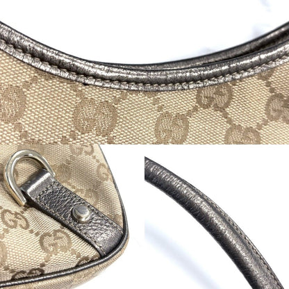 Gucci Handbag Abbey One Shoulder GG Canvas Beige Gold — view 8