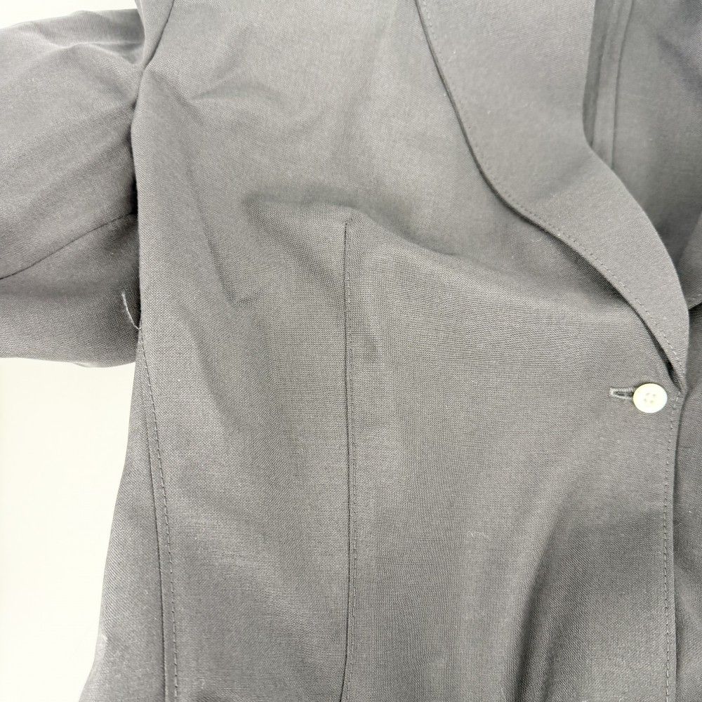 Prada Jacket 40 Black Wool Mohair Spring Autumn — view 7
