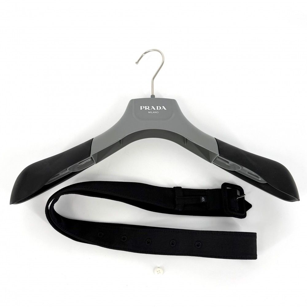 Prada Jacket 40 Black Wool Mohair Spring Autumn — view 8